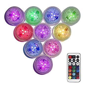 Submersible colour changing Battery Operated TRIPLE LED Tea Light
